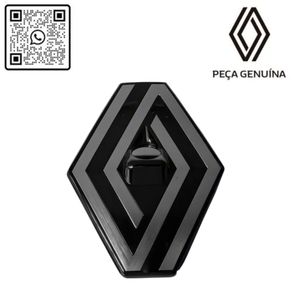 RN 07625R 908907625R EMBLEMA RENAULT -LOGO- TAMPA TRASEIRA KARDIAN 1
